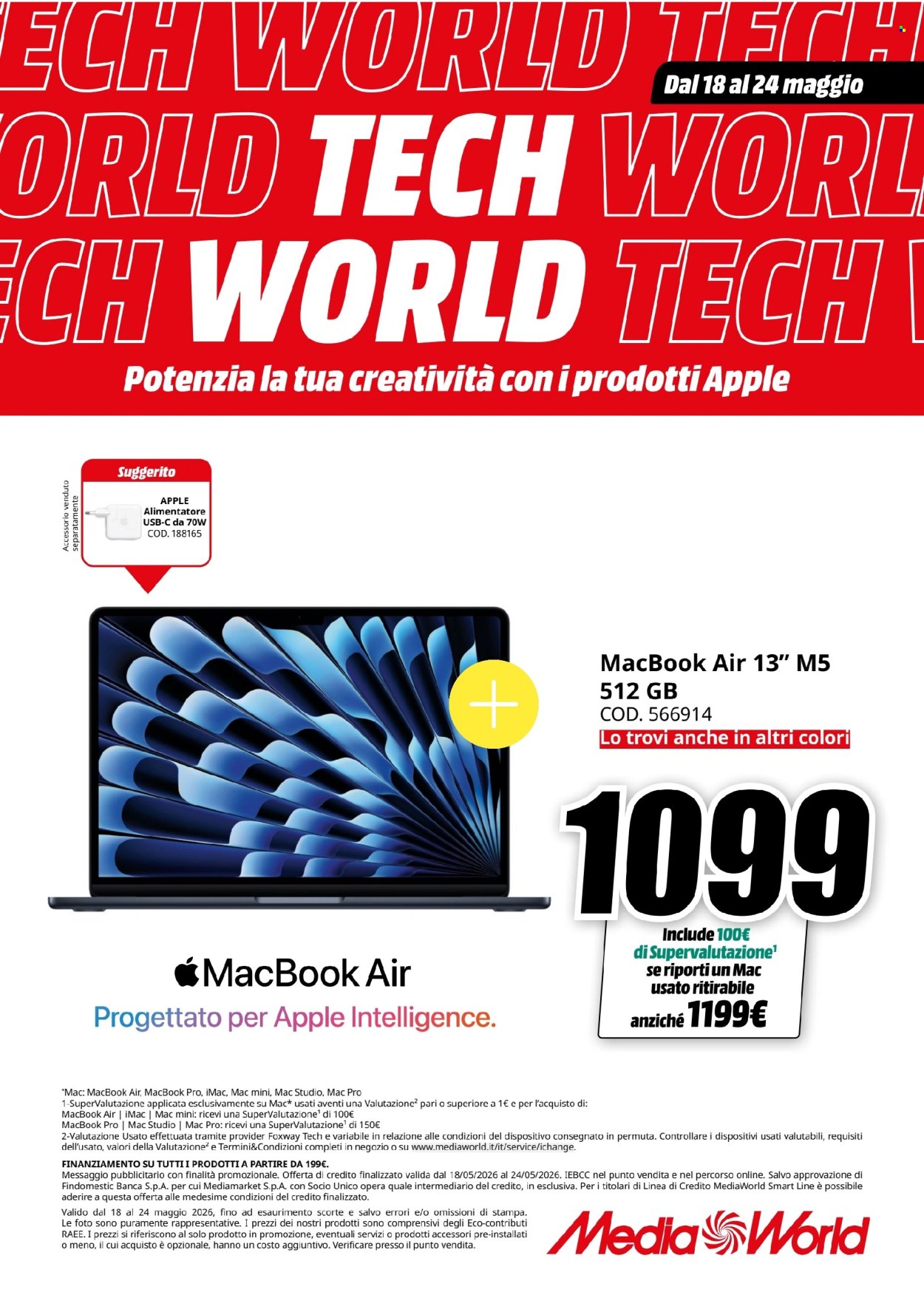 Volantino MediaWorld - 18/5/2026 - 24/5/2026. Pagina 4