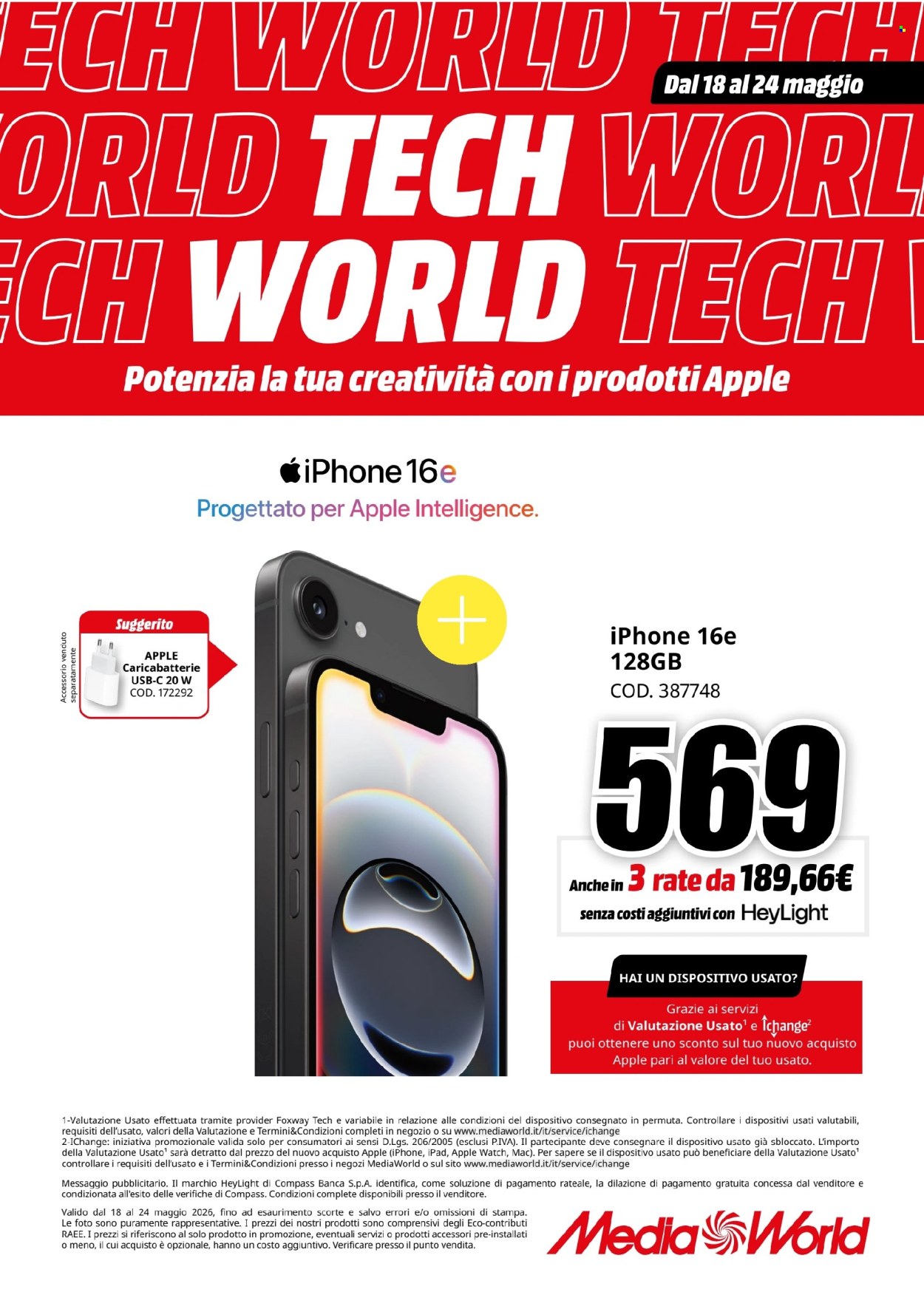 Volantino MediaWorld - 18/5/2026 - 24/5/2026. Pagina 8