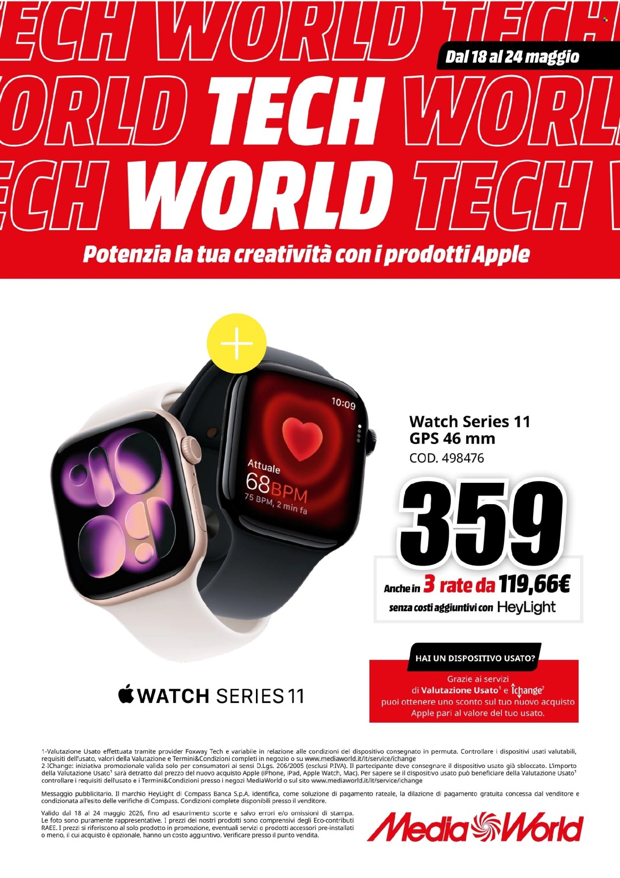 Volantino MediaWorld - 18/5/2026 - 24/5/2026. Pagina 9