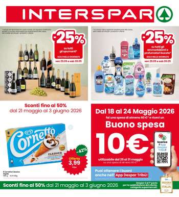 Volantino Interspar - 21/5/2026 - 3/6/2026.