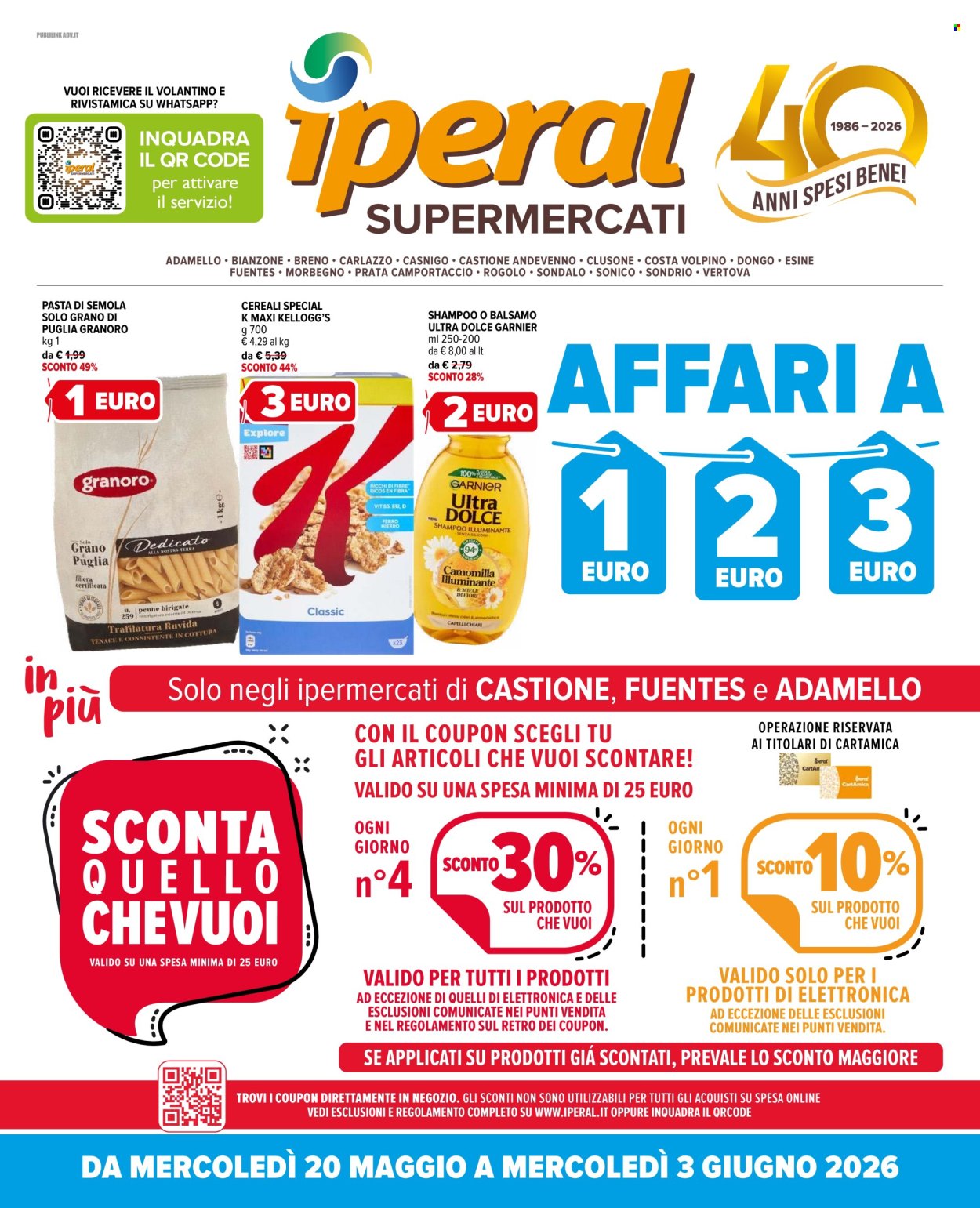 Volantino Iperal - 20/5/2026 - 3/6/2026. Pagina 1