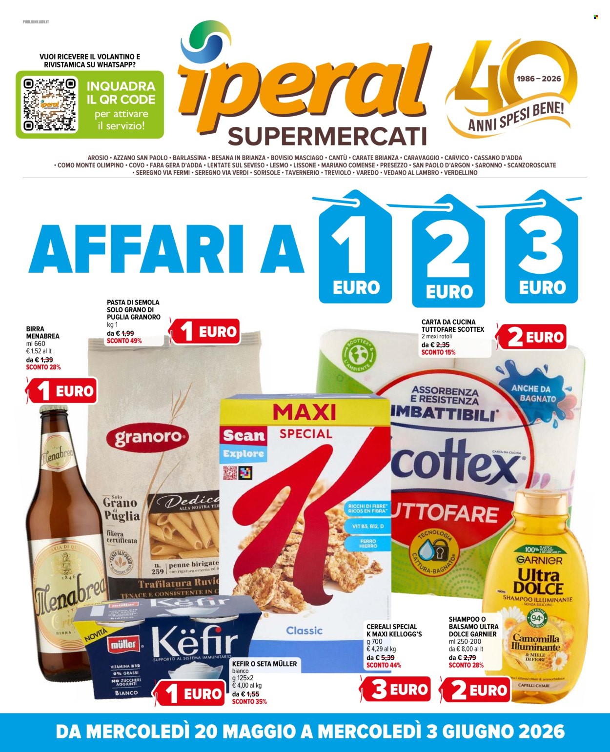 Leták Iperal - 20.5.2026 - 3.6.2026. Strana 1