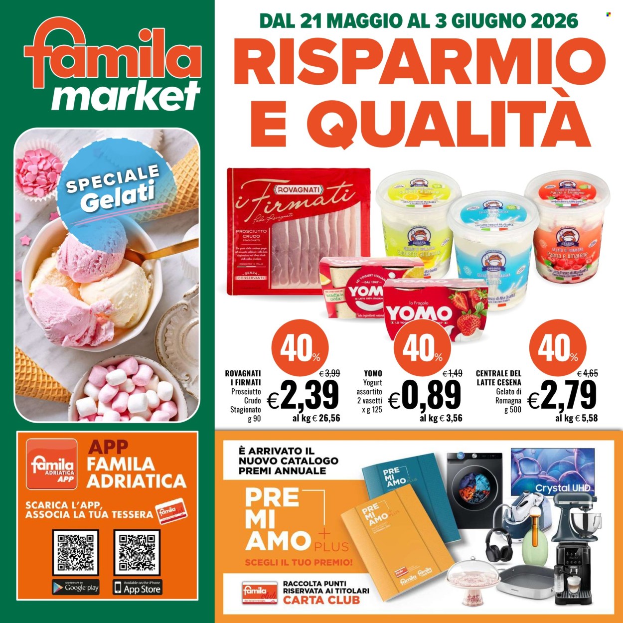 Volantino Famila - 21/5/2026 - 3/6/2026. Pagina 1