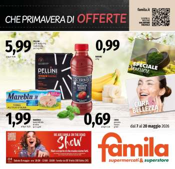 Volantino Famila - 7/5/2026 - 20/5/2026.