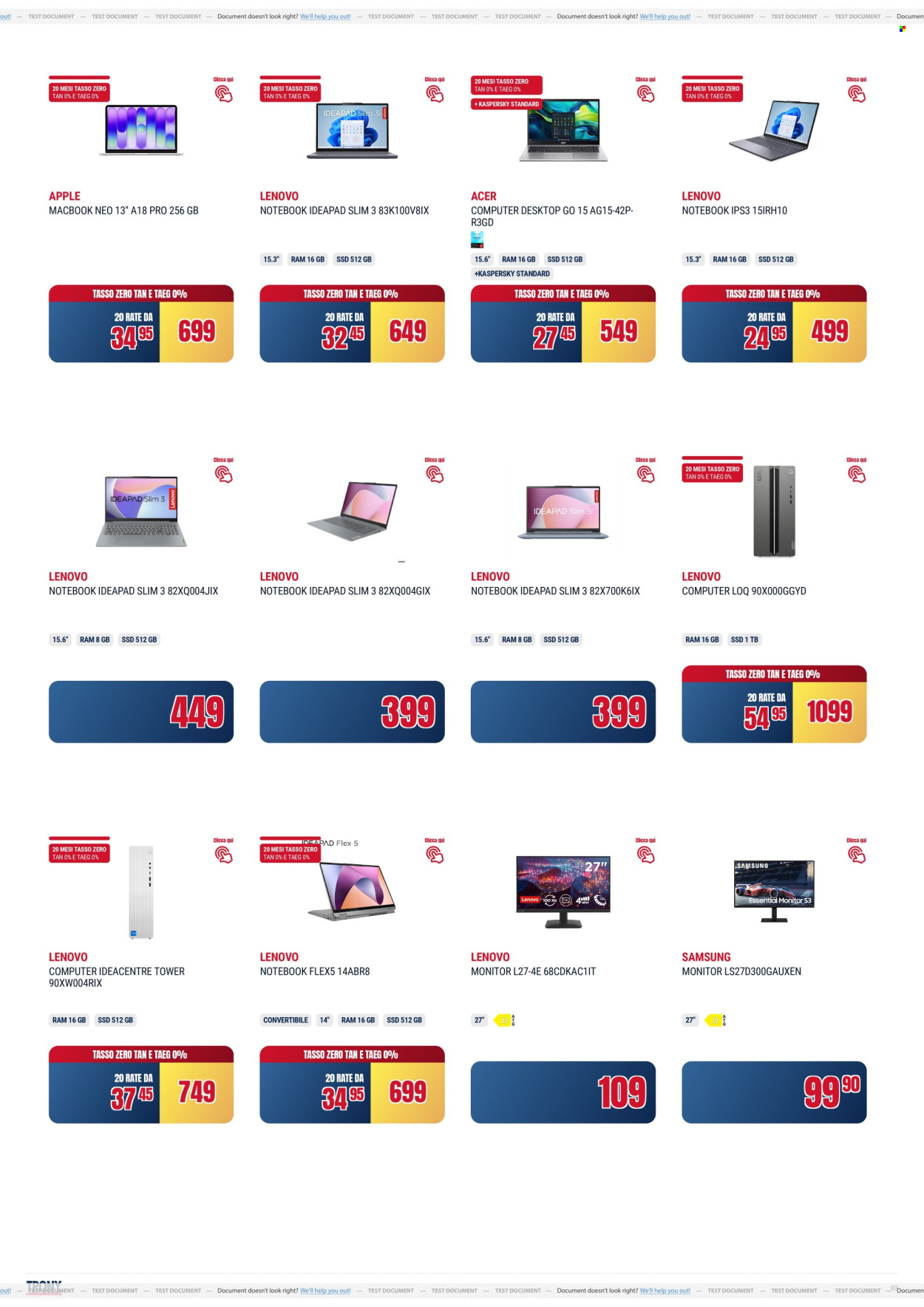 Volantino Trony - 21/5/2026 - 11/6/2026. Pagina 2