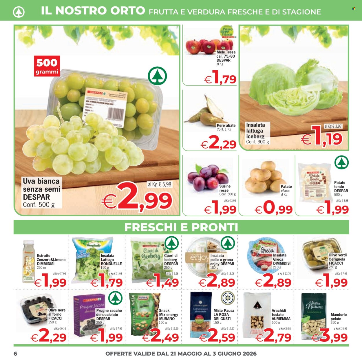 Leták Eurospar - 21.5.2026 - 3.6.2026. Strana 6