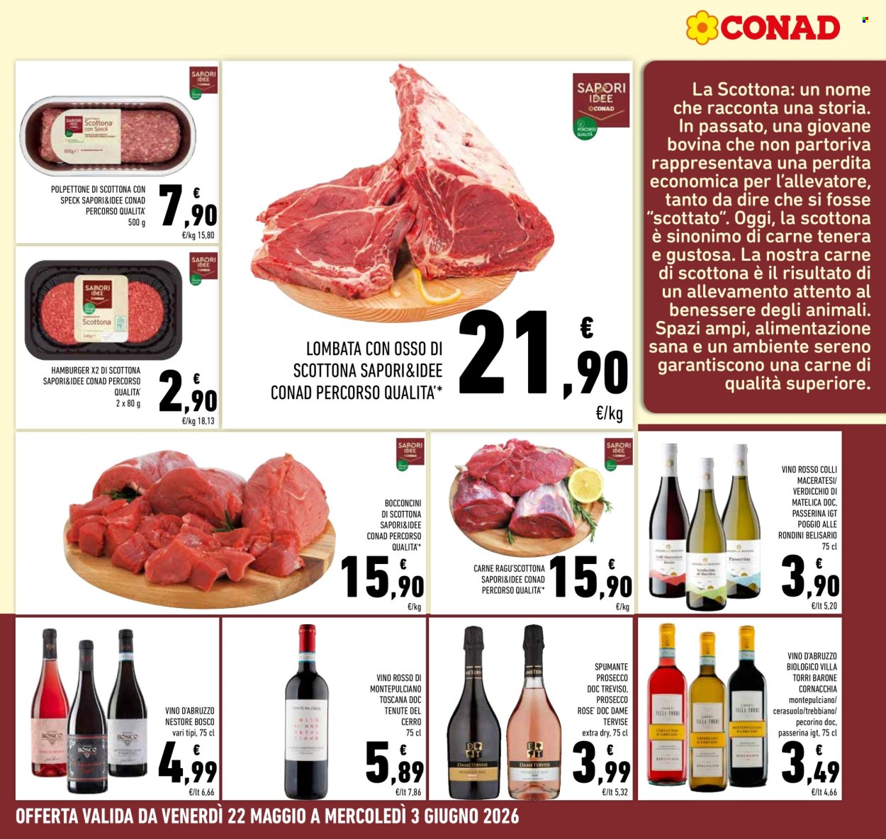 Leták Conad - 22.5.2026 - 3.6.2026. Strana 2