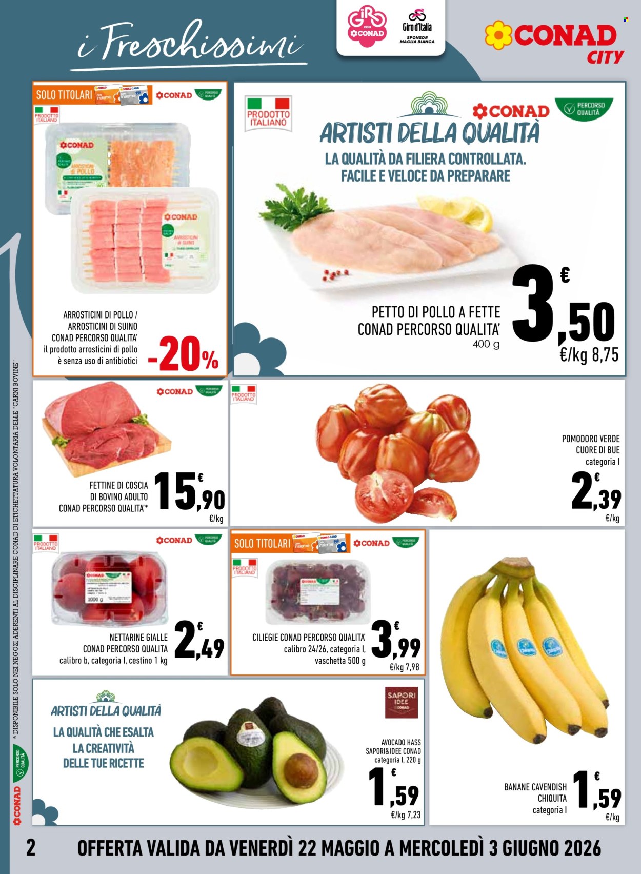 Volantino Conad City - 22/5/2026 - 3/6/2026. Pagina 2