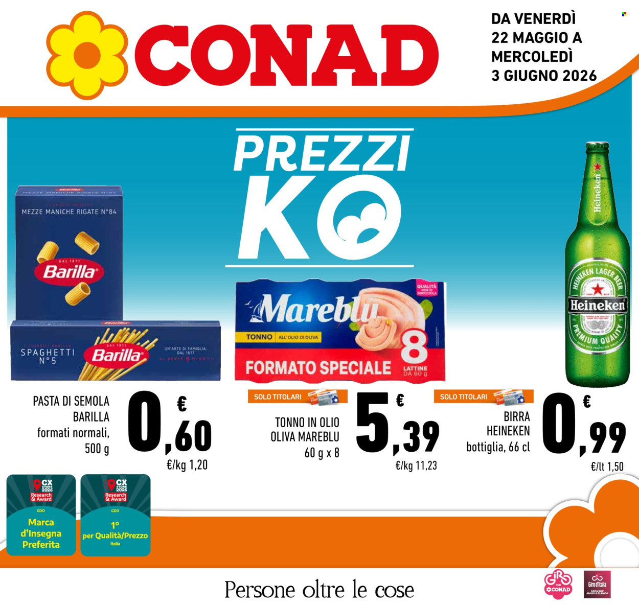 Leták Conad - 22.5.2026 - 3.6.2026. Strana 1