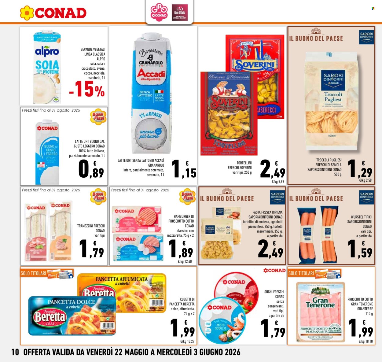 Leták Conad - 22.5.2026 - 3.6.2026. Strana 10