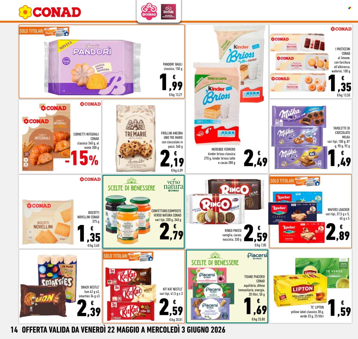Leták Conad - 22.5.2026 - 3.6.2026. Strana 14