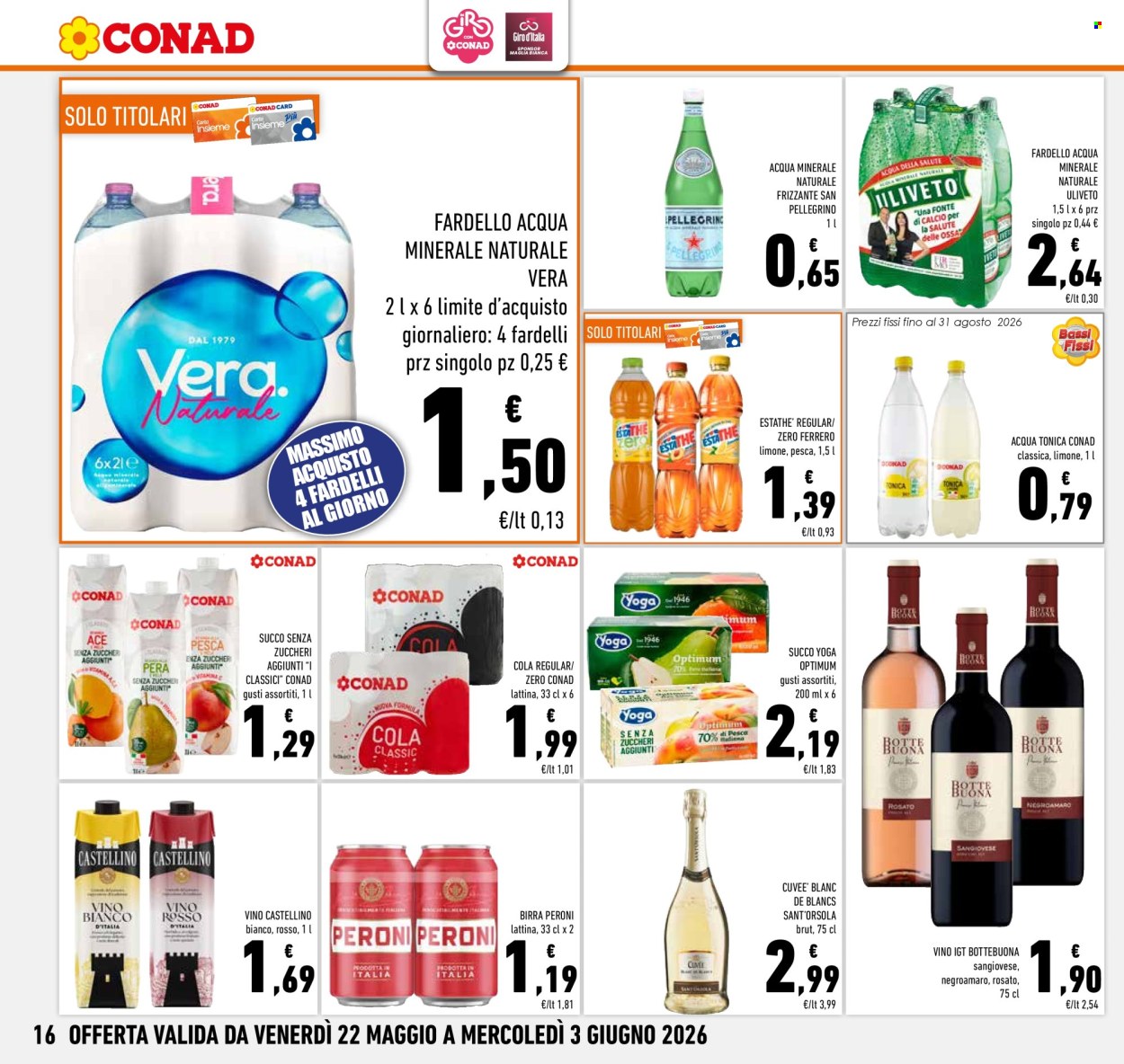 Leták Conad - 22.5.2026 - 3.6.2026. Strana 16