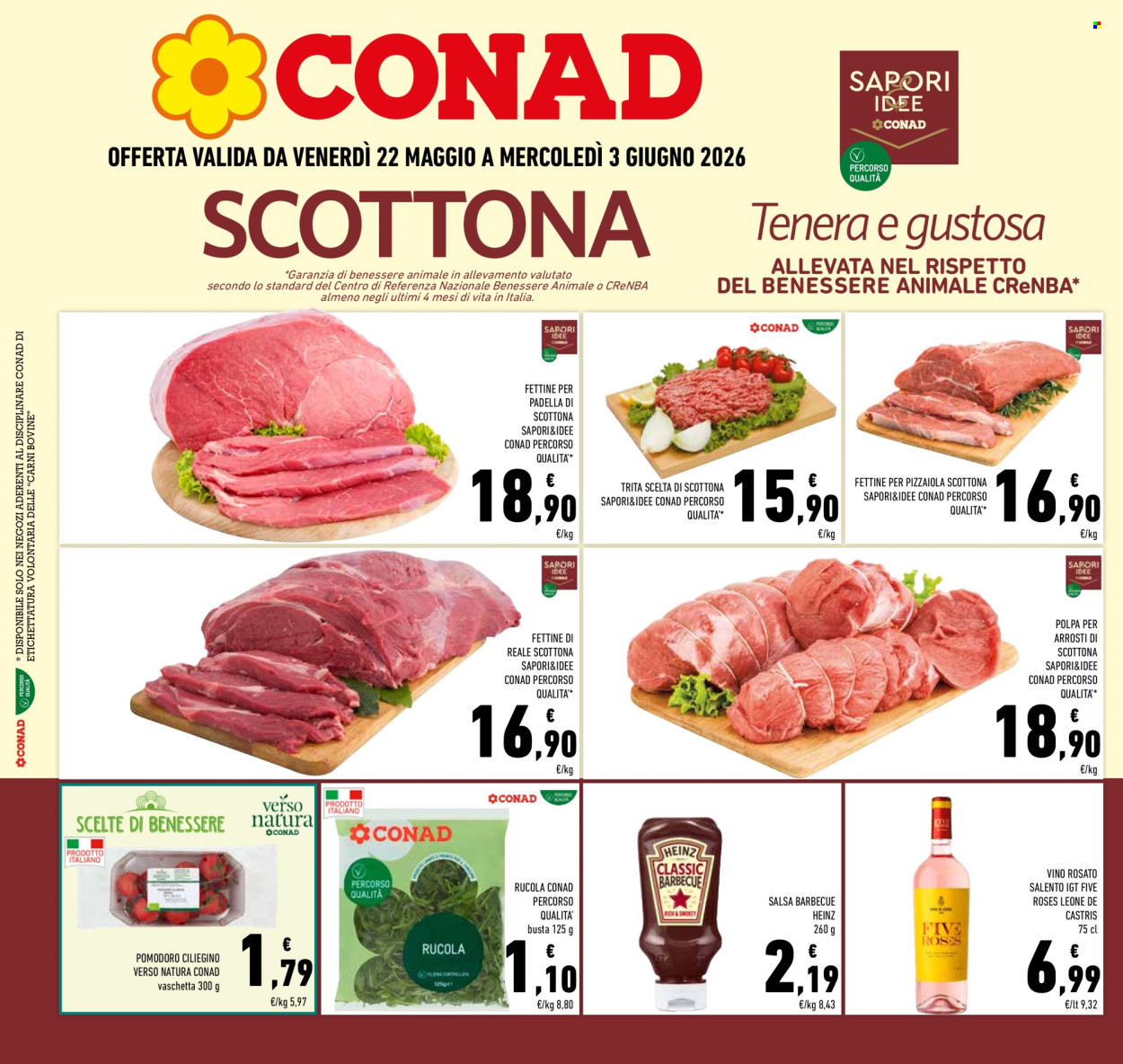Leták Conad - 22.5.2026 - 3.6.2026. Strana 1