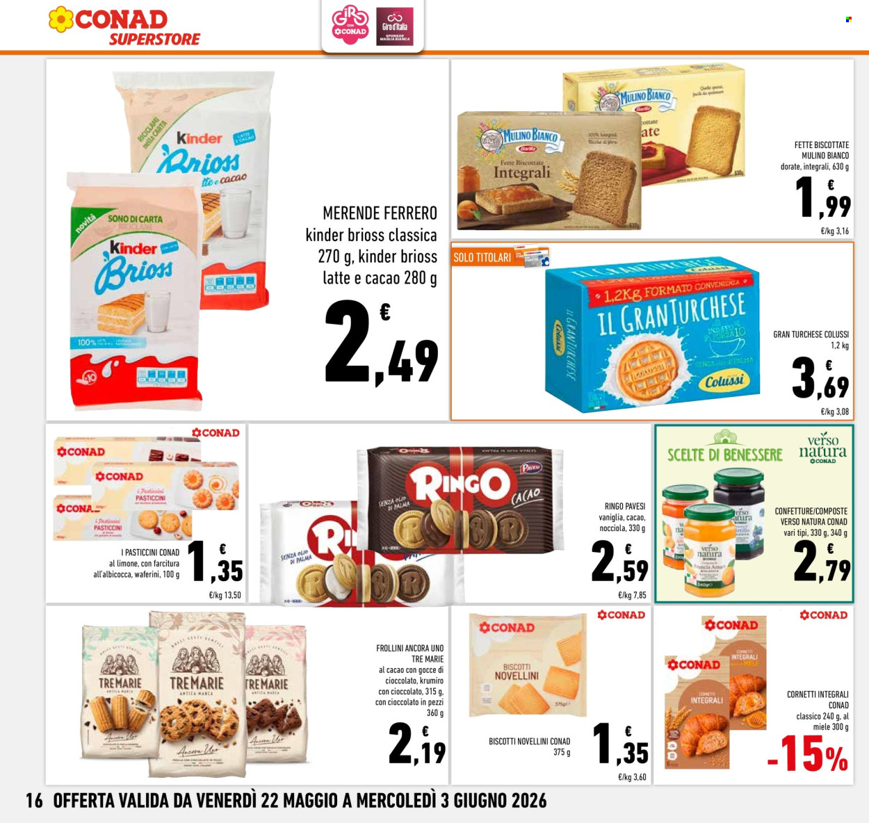 Leták Conad Superstore - 22.5.2026 - 3.6.2026. Strana 16