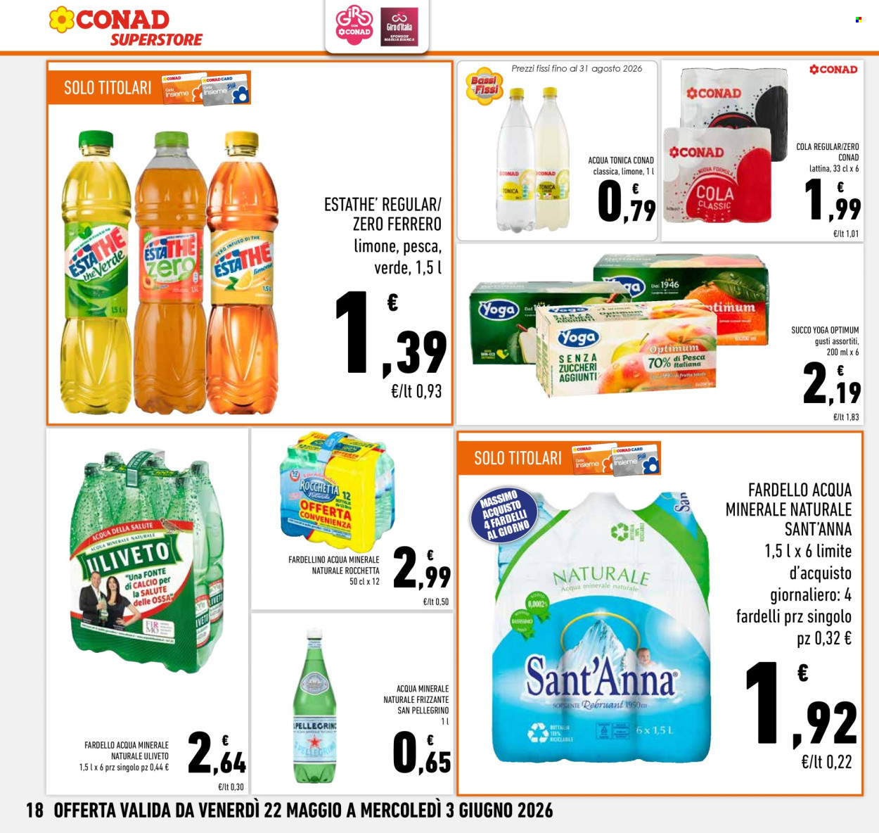 Leták Conad Superstore - 22.5.2026 - 3.6.2026. Strana 18
