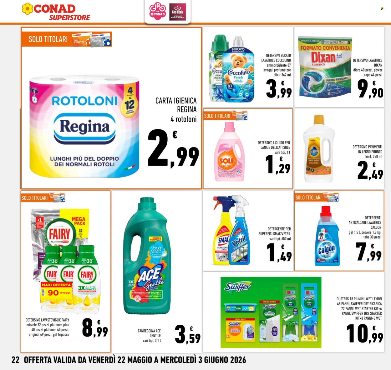 Leták Conad Superstore - 22.5.2026 - 3.6.2026. Strana 22
