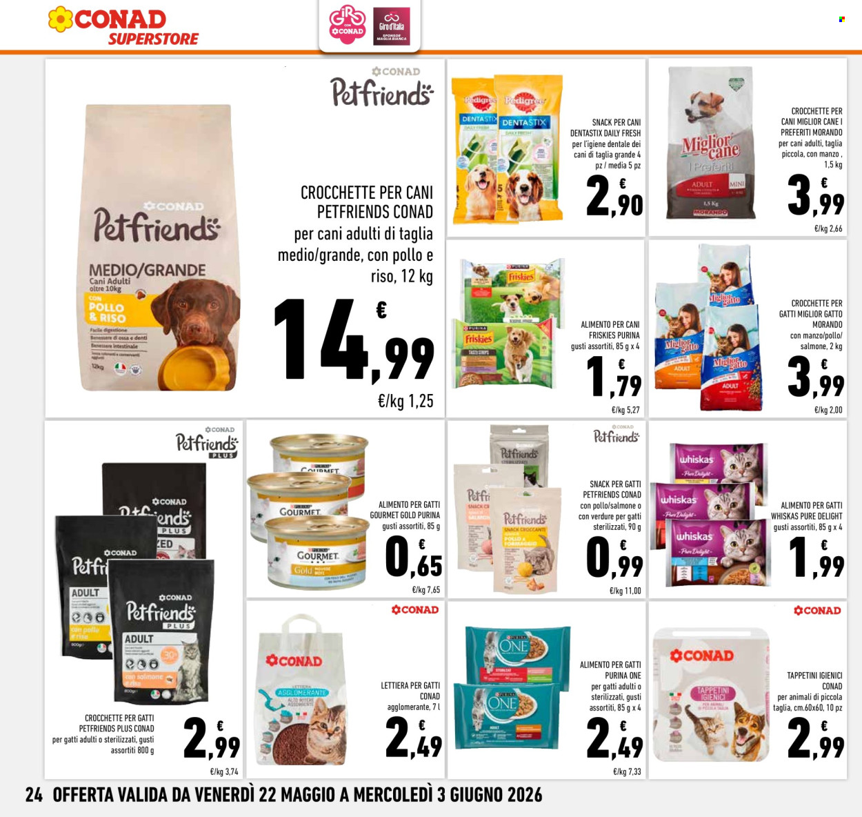 Leták Conad Superstore - 22.5.2026 - 3.6.2026. Strana 24