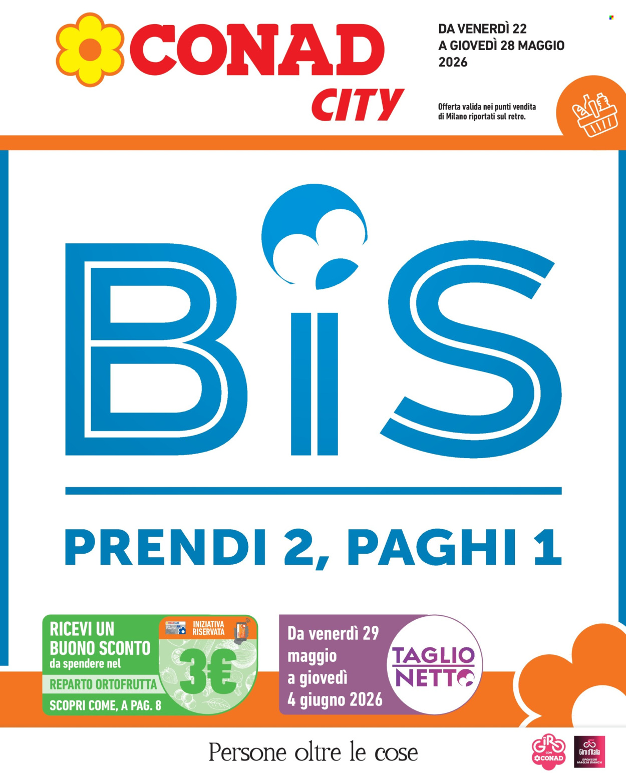 Volantino Conad City - 22/5/2026 - 28/5/2026. Pagina 1