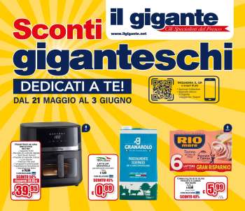 Volantino Il Gigante - 21/5/2026 - 3/6/2026.