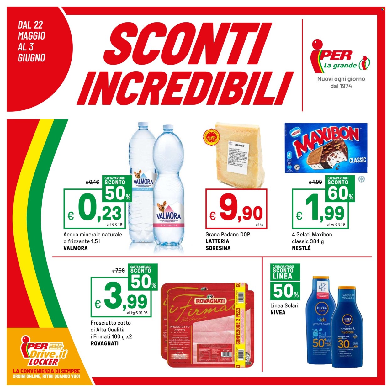 Volantino Iper, La grande i - 22/5/2026 - 3/6/2026. Pagina 1