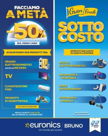 Volantino Euronics - 21/5/2026 - 3/6/2026.