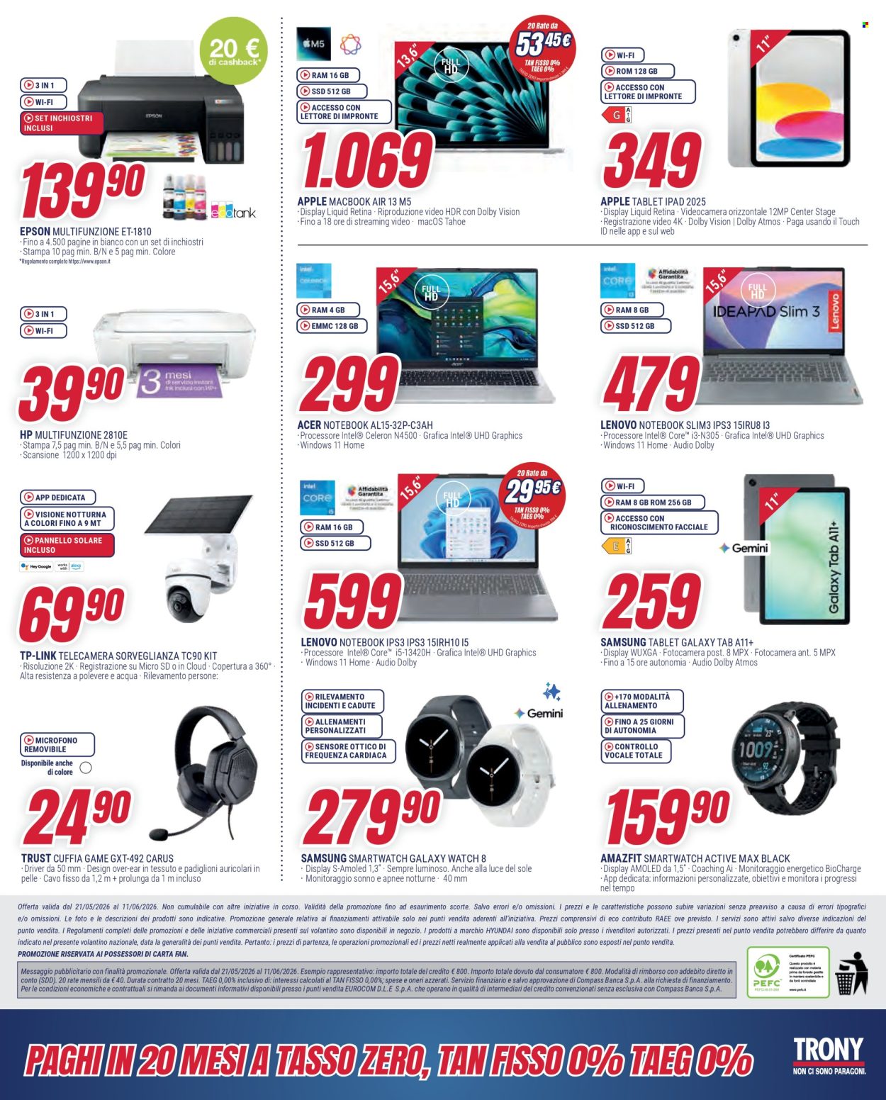Volantino Trony - 21/5/2026 - 11/6/2026. Pagina 10