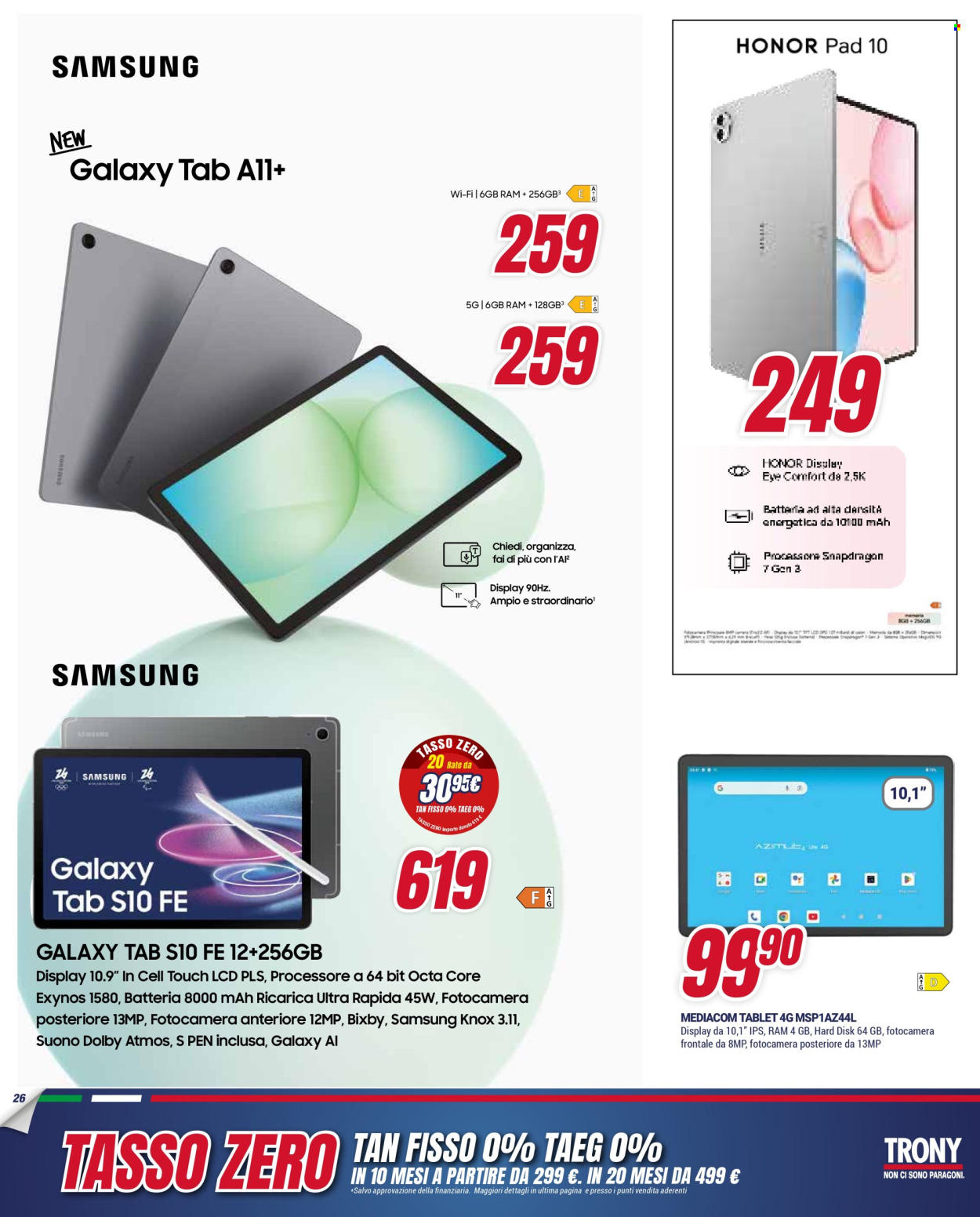 Volantino Trony - 21/5/2026 - 11/6/2026. Pagina 26