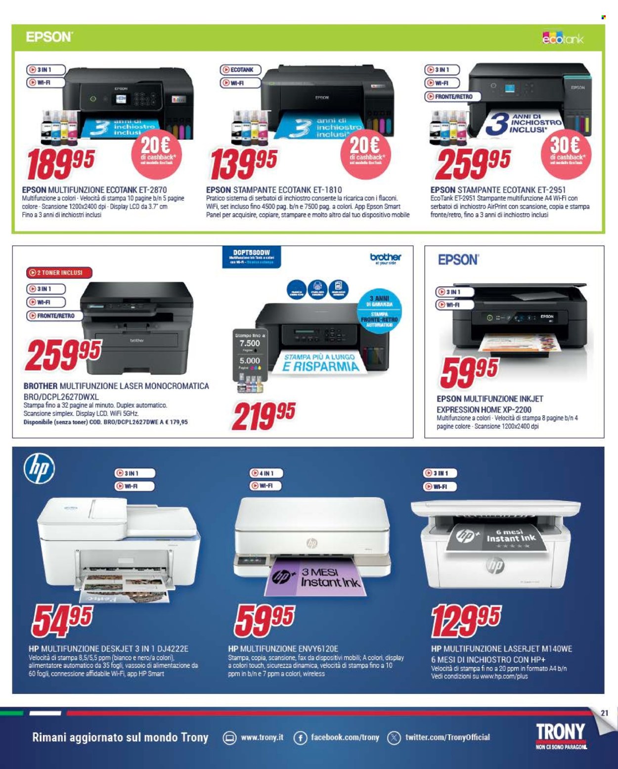 Volantino Trony - 21/5/2026 - 11/6/2026. Pagina 21