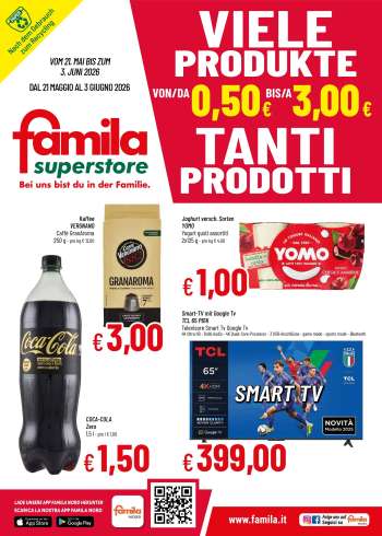 Volantino Famila - 21/5/2026 - 3/6/2026.