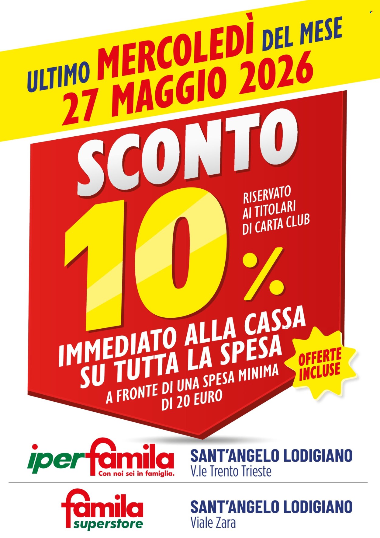 Volantino Famila - 27/5/2026 - 27/5/2026. Pagina 1