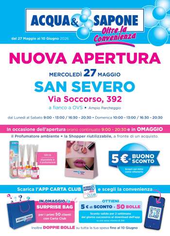 Volantino Acqua & Sapone - 27/5/2026 - 10/6/2026.