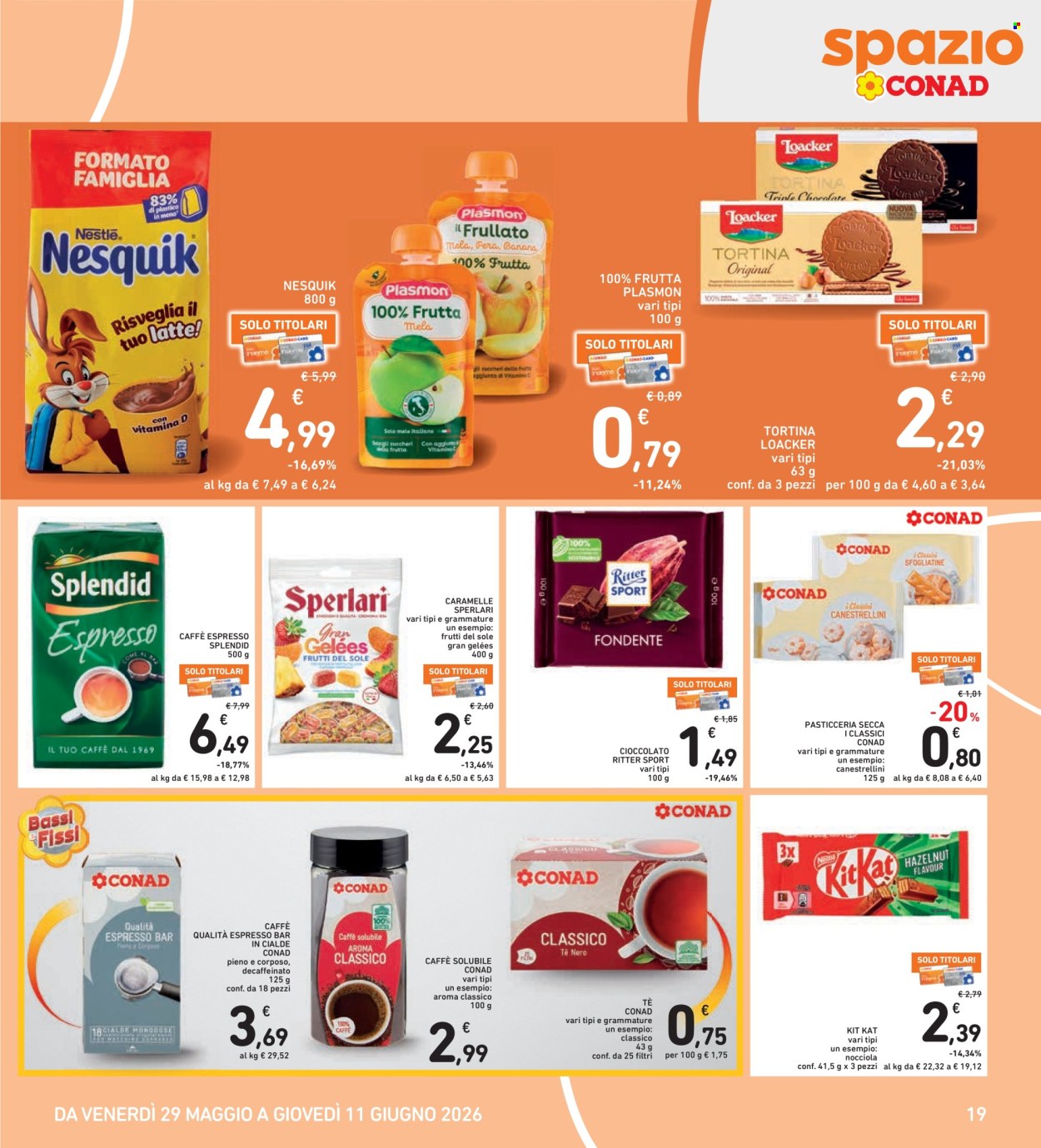 Volantino Spazio Conad - 29/5/2026 - 11/6/2026. Pagina 19
