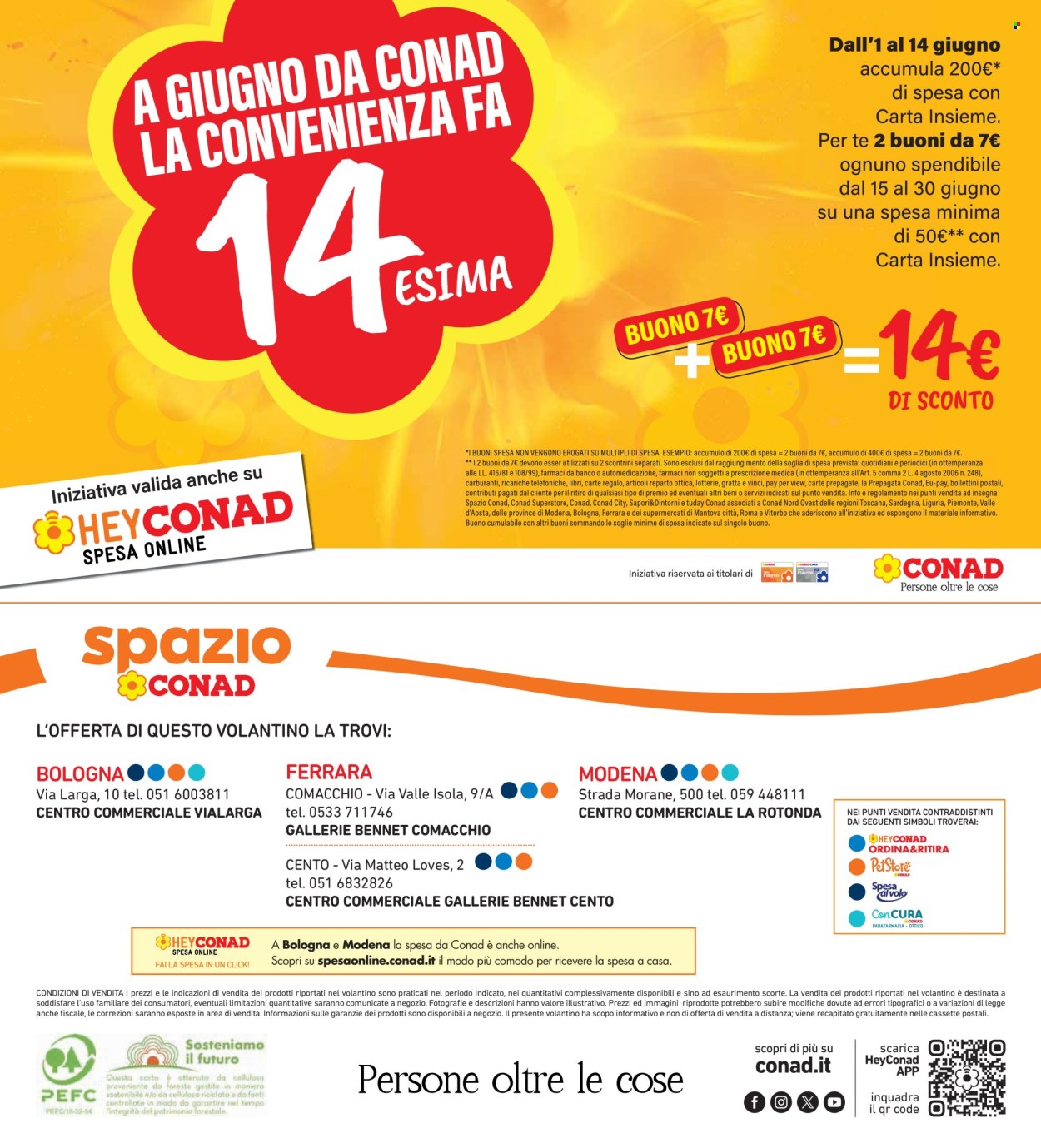 Leták Spazio Conad - 29.5.2026 - 11.6.2026. Strana 40