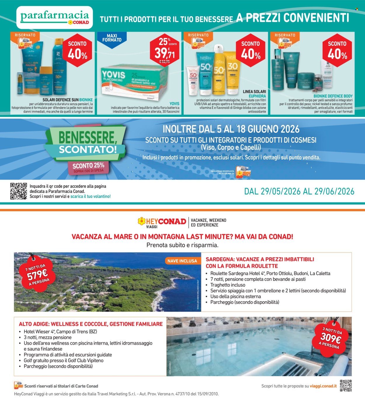 Leták Spazio Conad - 29.5.2026 - 11.6.2026. Strana 37