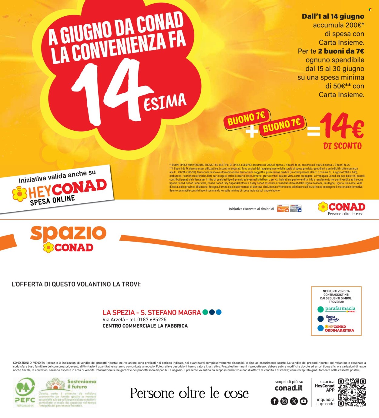 Leták Spazio Conad - 29.5.2026 - 11.6.2026. Strana 40