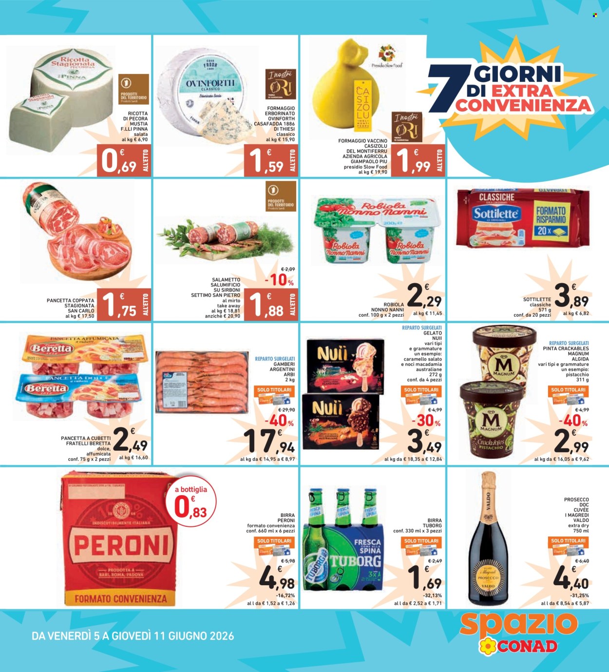 Leták Spazio Conad - 29.5.2026 - 11.6.2026. Strana 37
