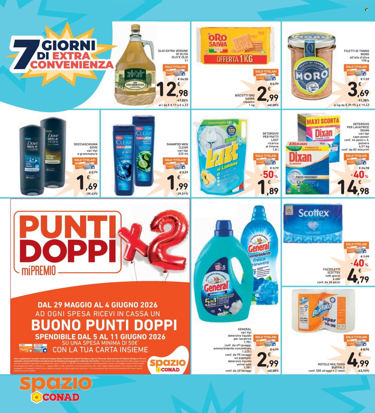 Leták Spazio Conad - 29.5.2026 - 11.6.2026. Strana 38