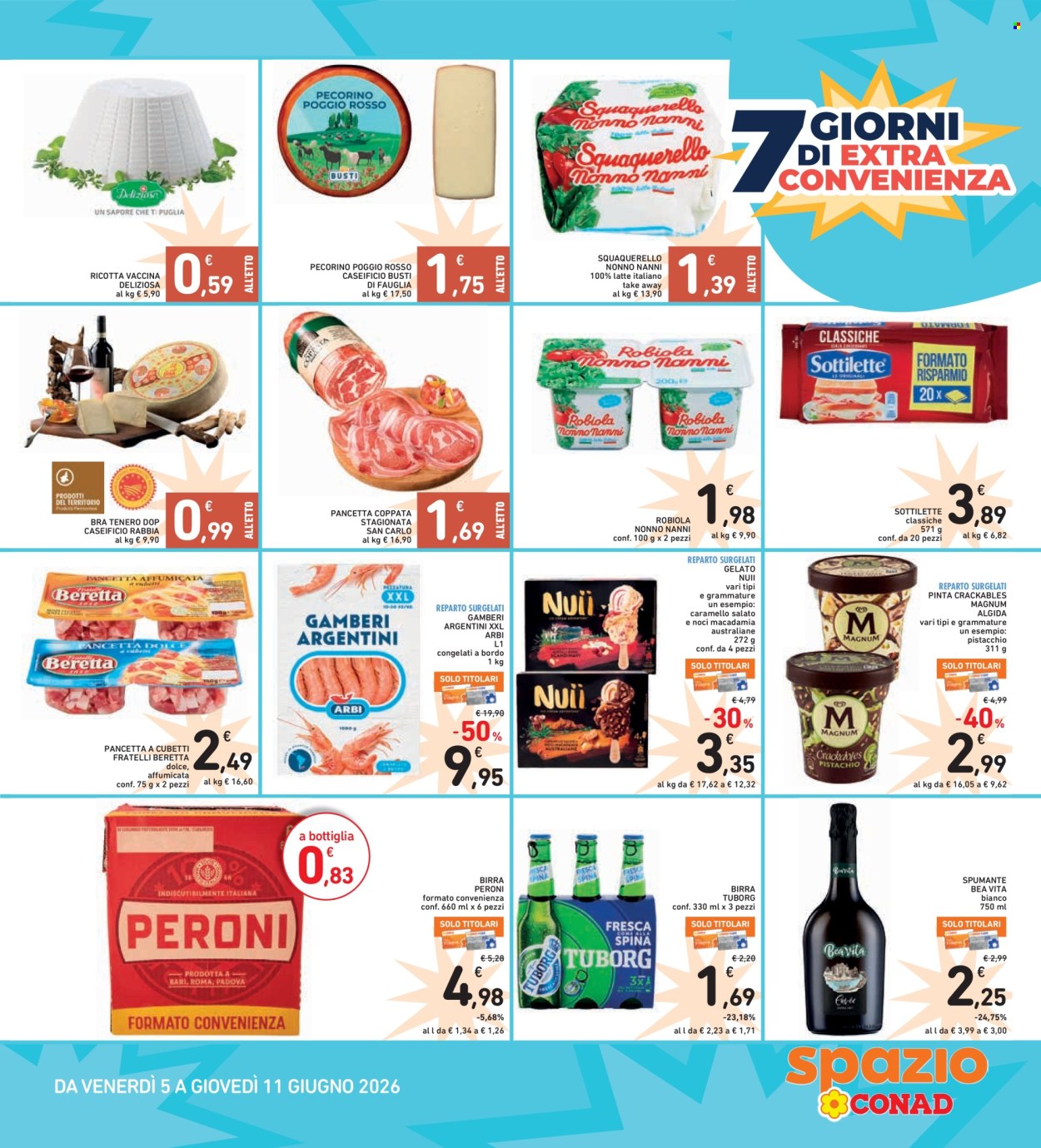 Leták Spazio Conad - 29.5.2026 - 11.6.2026. Strana 37