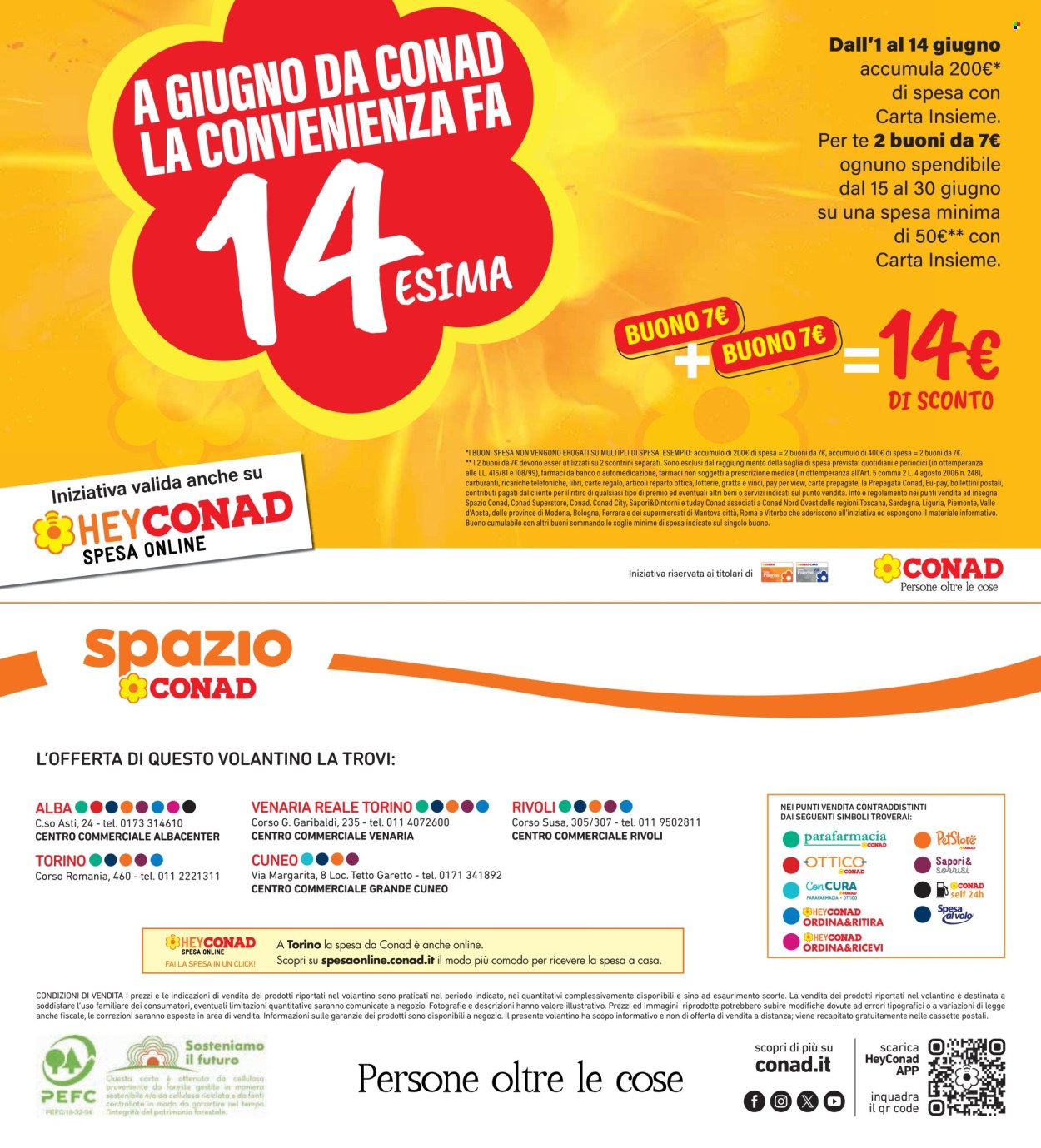 Leták Spazio Conad - 29.5.2026 - 11.6.2026. Strana 40