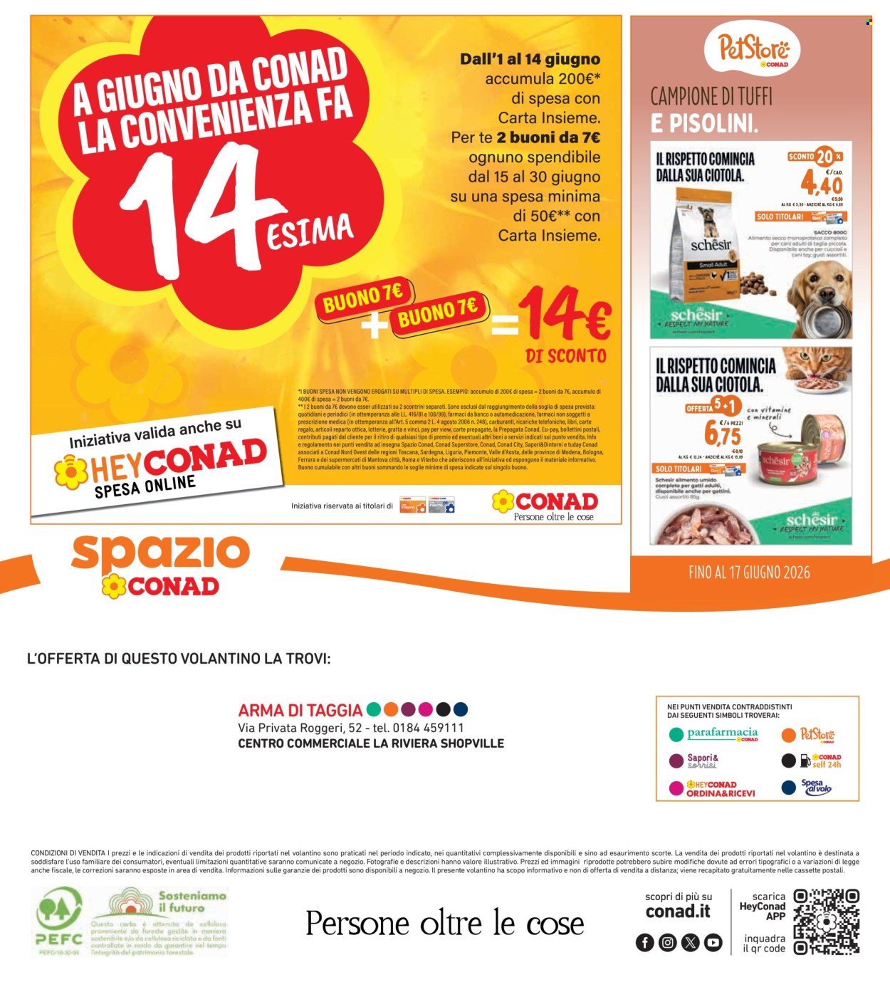 Leták Spazio Conad - 29.5.2026 - 11.6.2026. Strana 40
