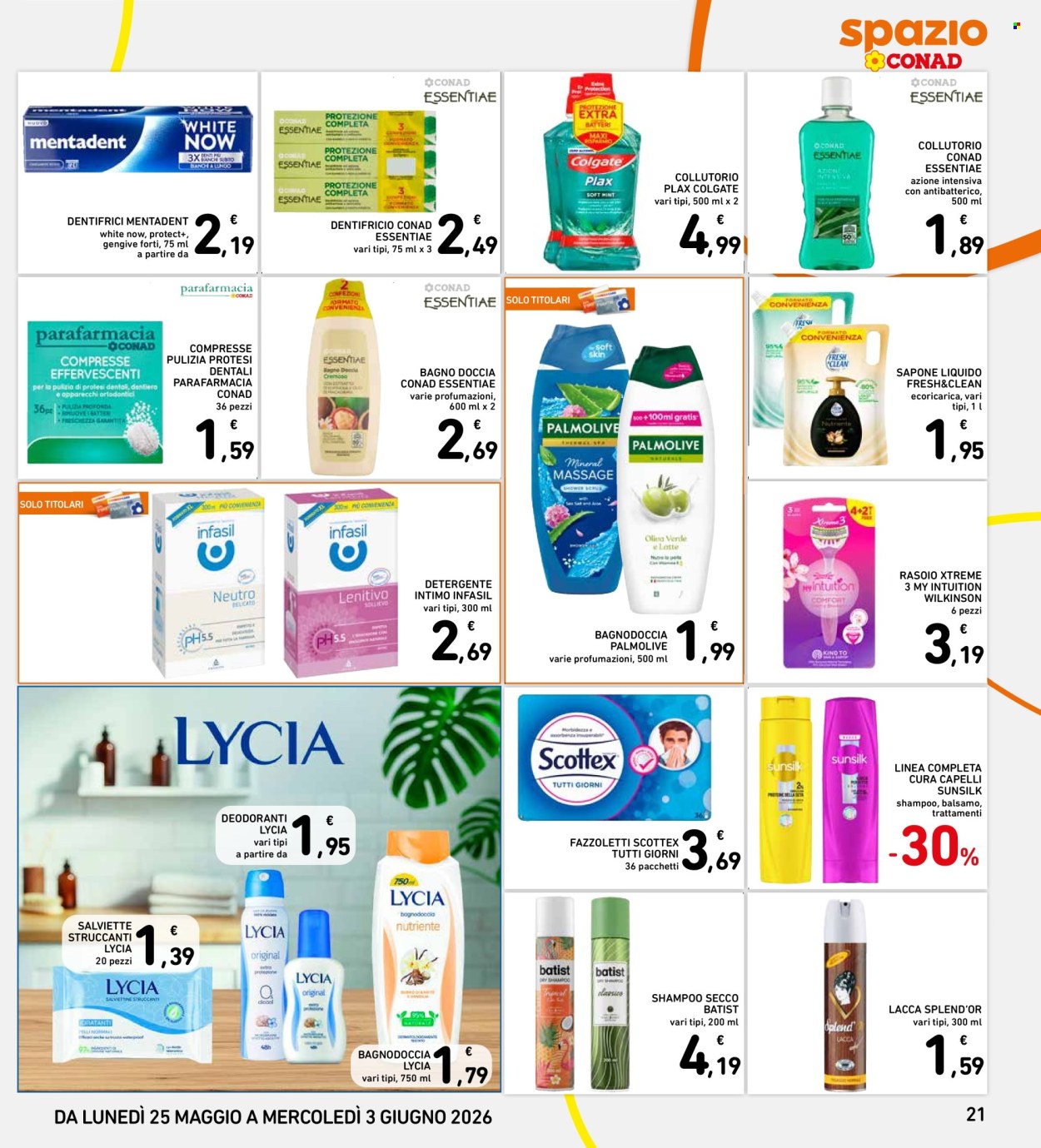 Leták Spazio Conad - 25.5.2026 - 3.6.2026. Strana 21