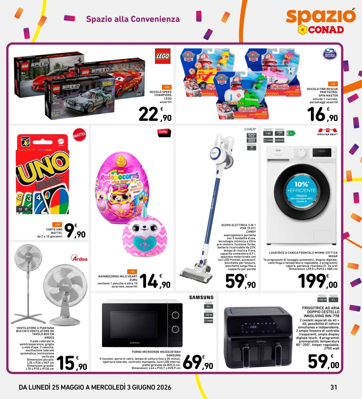 Leták Spazio Conad - 25.5.2026 - 3.6.2026. Strana 31