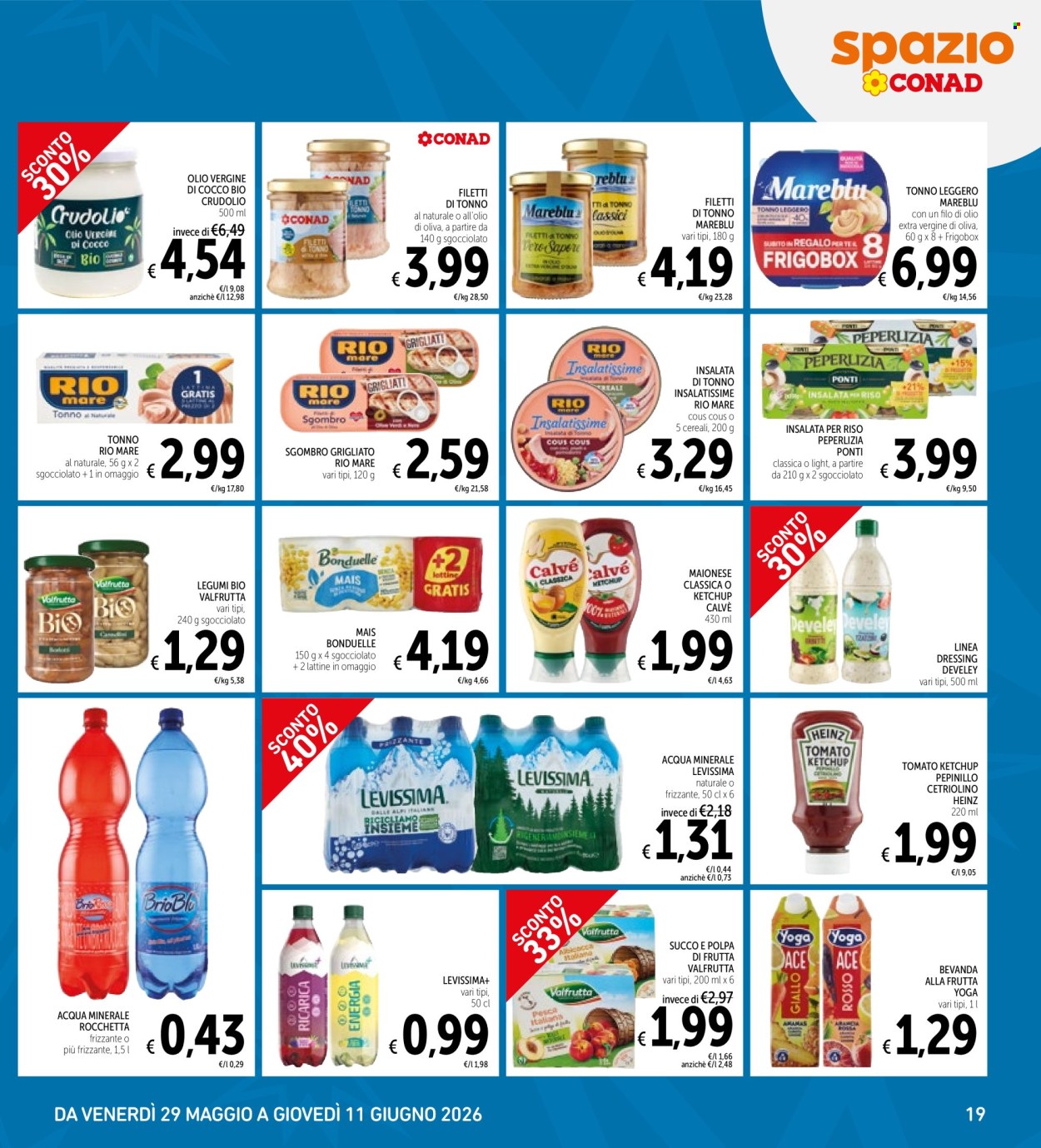 Leták Spazio Conad - 29.5.2026 - 11.6.2026. Strana 19
