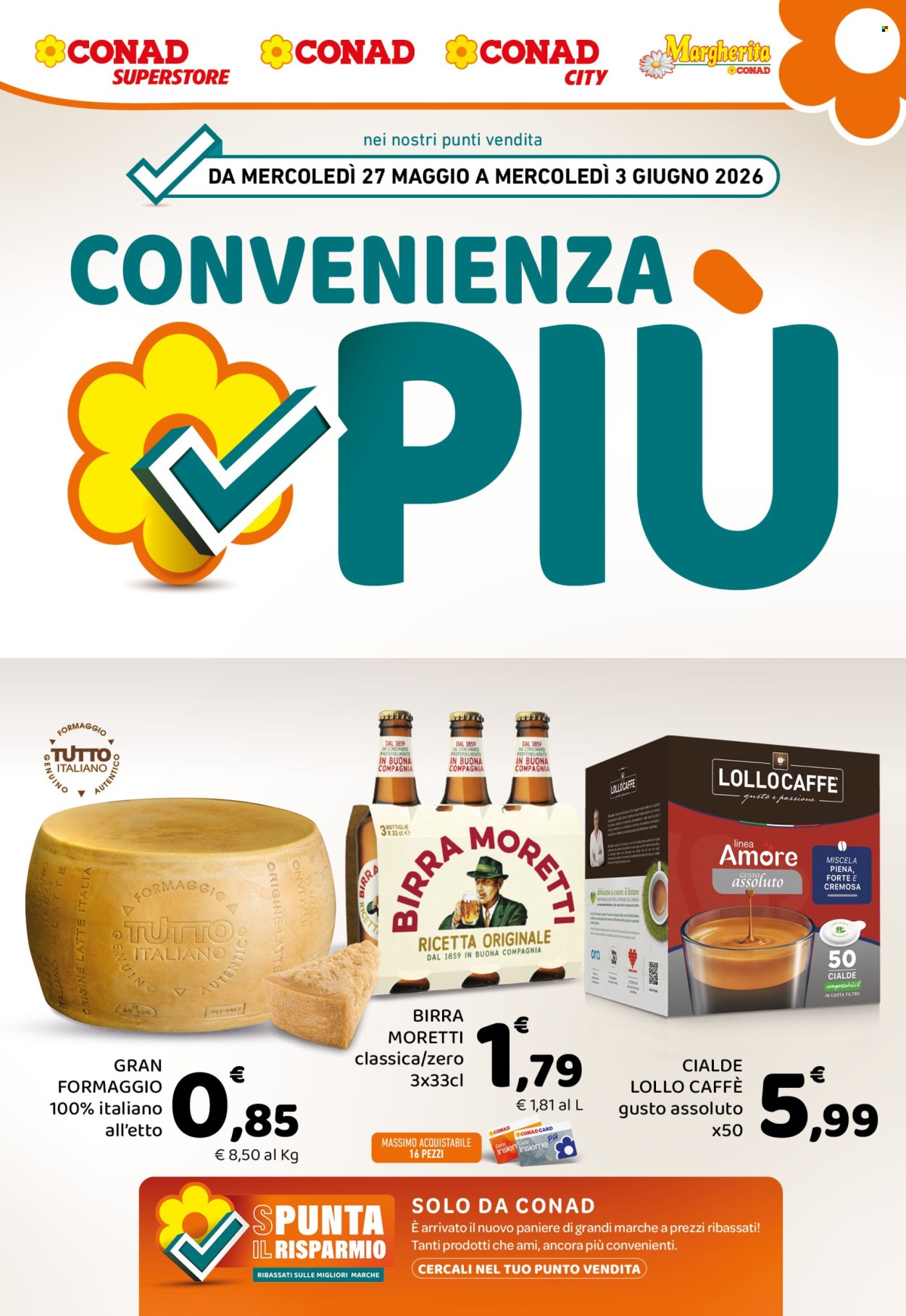 Leták Conad - 27.5.2026 - 3.6.2026. Strana 1