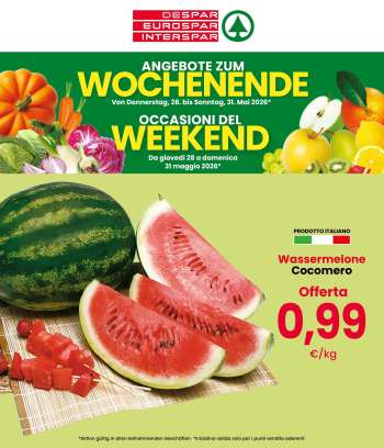 Volantino Eurospar - 28/5/2026 - 31/5/2026.