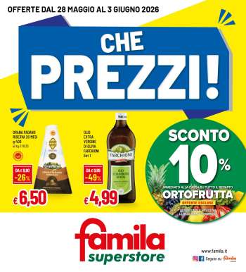Volantino Famila - 28/5/2026 - 3/6/2026.