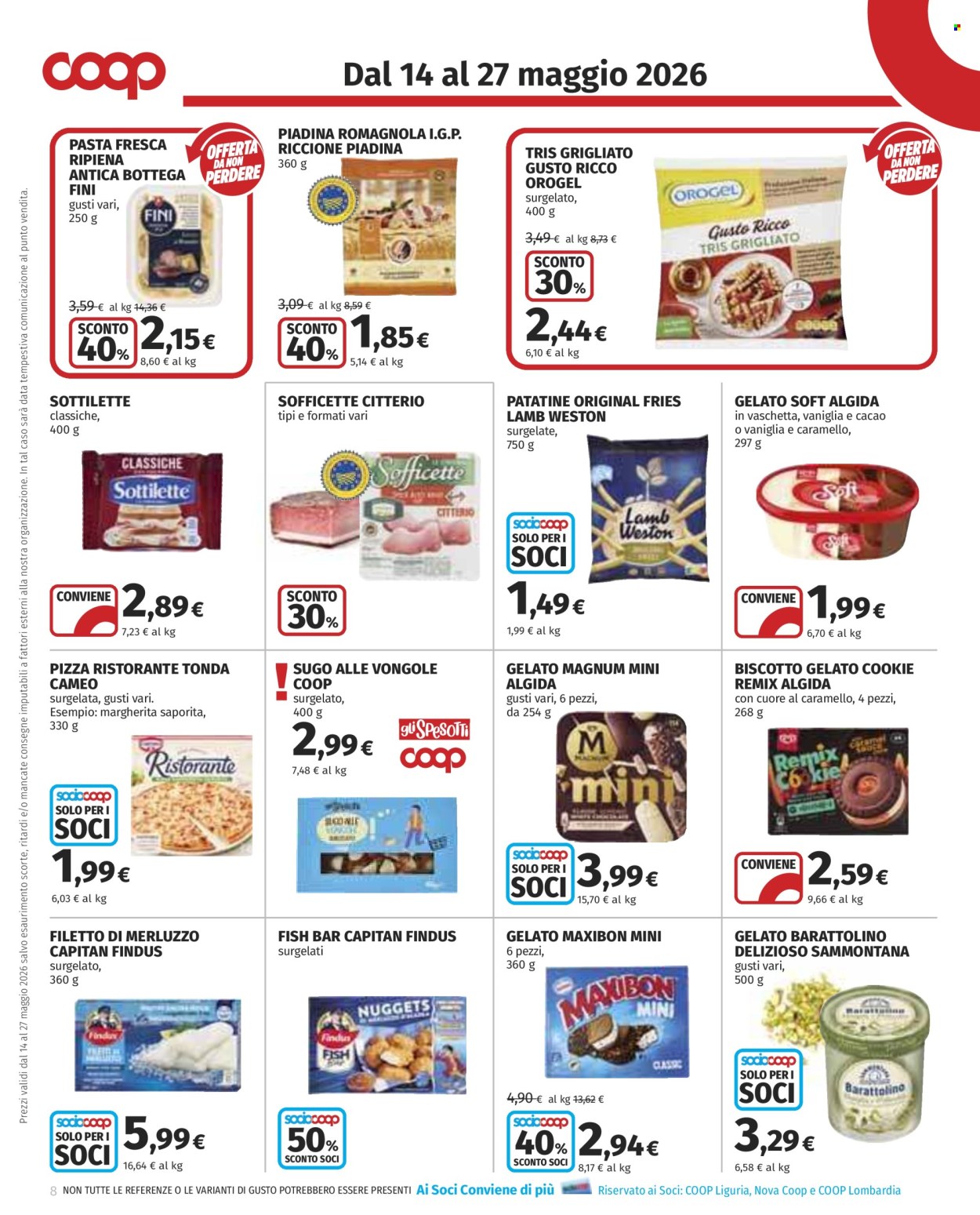 Leták Coop - 14.5.2026 - 27.5.2026. Strana 8