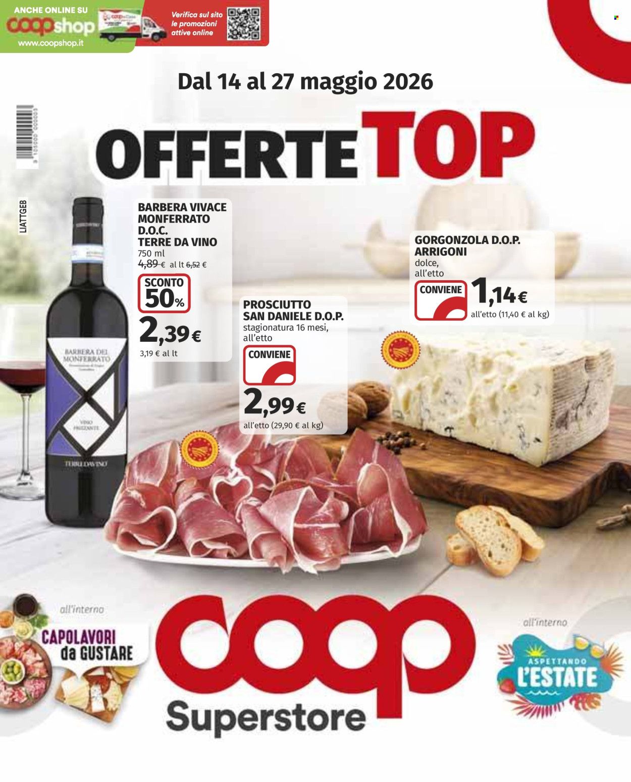 Leták Coop - 14.5.2026 - 27.5.2026. Strana 1
