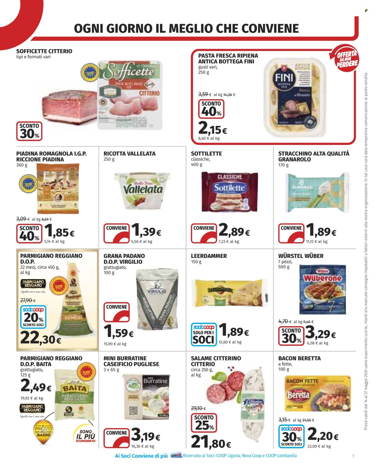 Leták Coop - 14.5.2026 - 27.5.2026. Strana 9