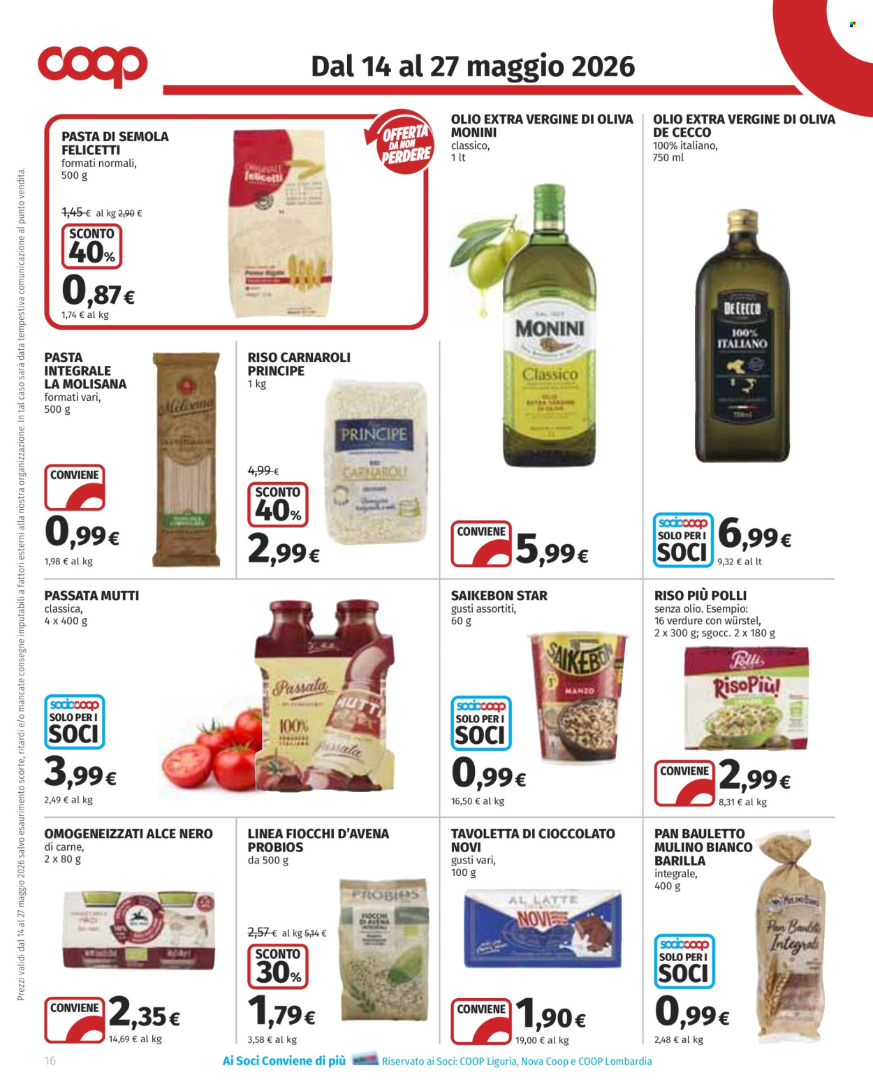 Leták Coop - 14.5.2026 - 27.5.2026. Strana 16